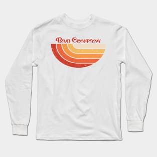 Retro style vintage bad company Long Sleeve T-Shirt